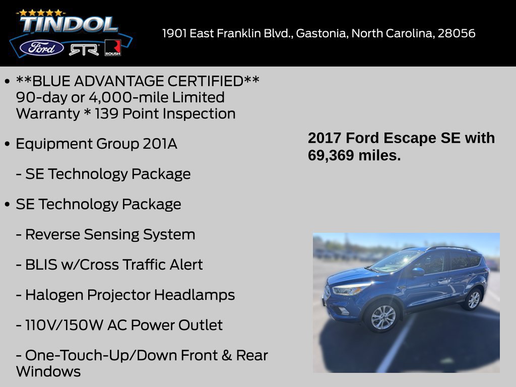 Used 2017 Ford Escape SE w/ Equipment Group 201A FWD image 12