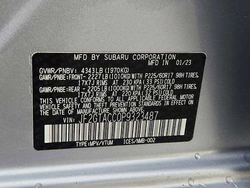 Used 2023 Subaru Crosstrek 2.0i Premium image 26