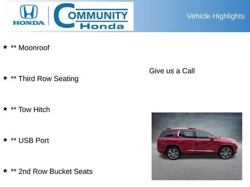 Used 2019 GMC Acadia Denali w/ Technology Package AWD/4WD image 9