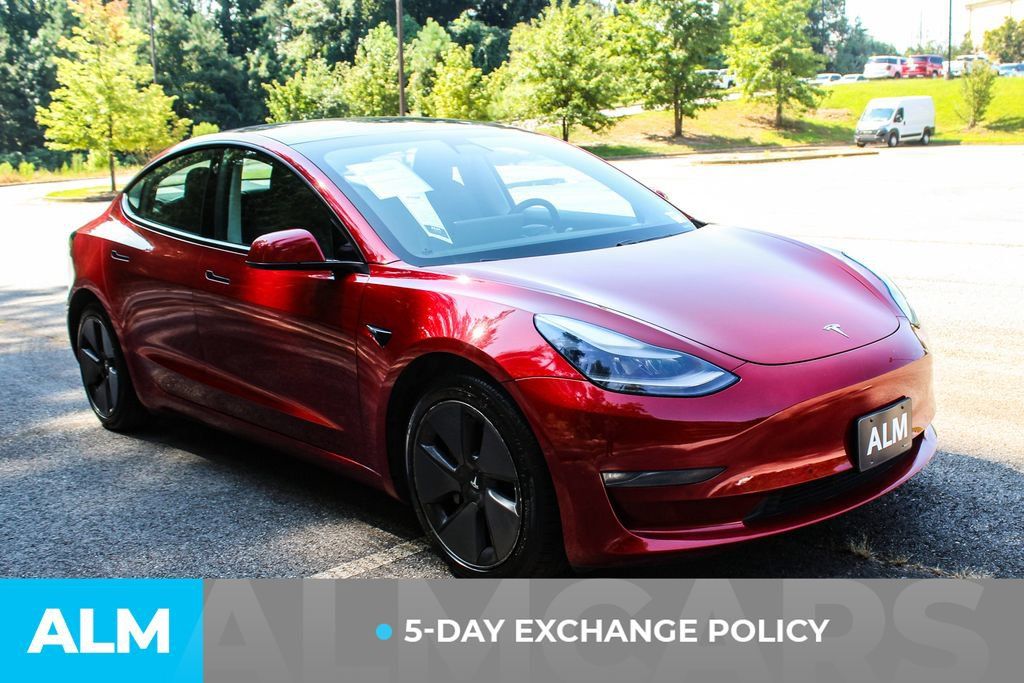 Used 2021 Tesla Model 3 Long Range AWD/4WD image 3