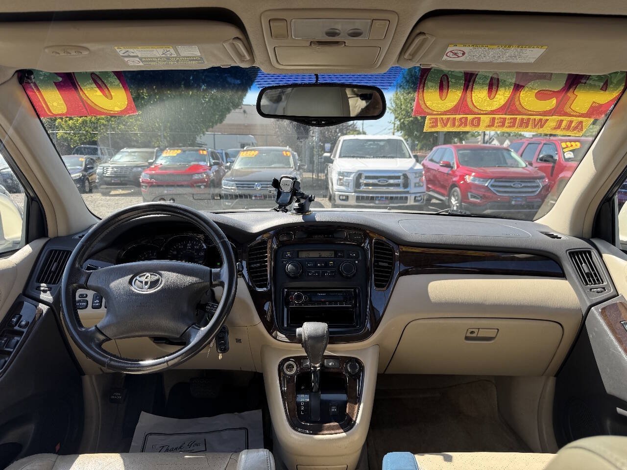 Used 2001 Toyota Highlander 4WD V6 w/ Limited Pkg image 14