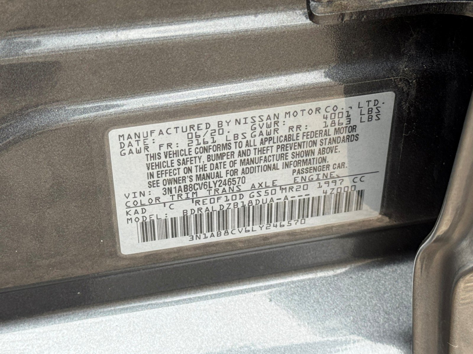 Used 2020 Nissan Sentra SV FWD image 40