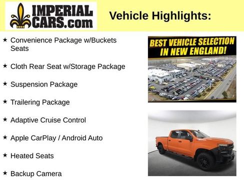 Used 2021 Chevrolet Silverado 1500 LT Trail Boss w/ Bed Protection Package AWD/4WD image 3