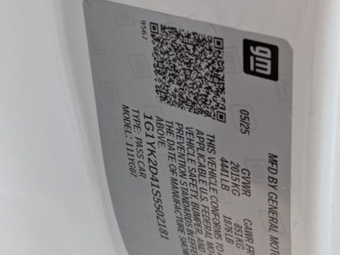 Used 2025 Chevrolet Corvette E-Ray w/ Battery Protection Package image 34