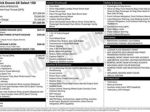 Certified 2023 Buick Encore GX Select w/ Sport Touring Package image 6