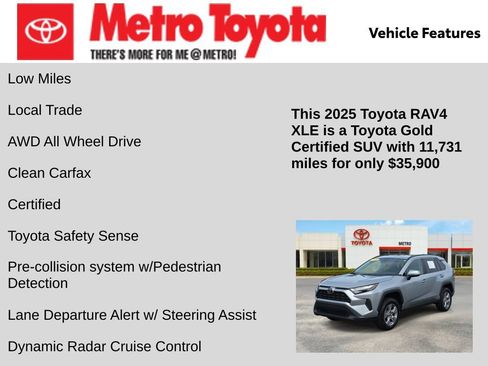 Certified 2025 Toyota RAV4 XLE AWD/4WD image 6