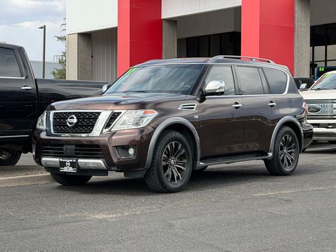Used 2017 Nissan Armada Platinum w/ Captain Seat Package AWD/4WD image 1