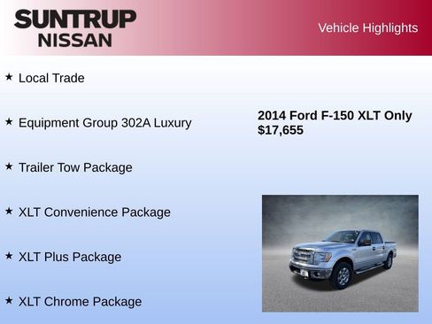 Used 2014 Ford F150 XLT w/ Equipment Group 302A Luxury image 8