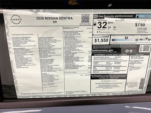 New 2026 Nissan Sentra SR image 38