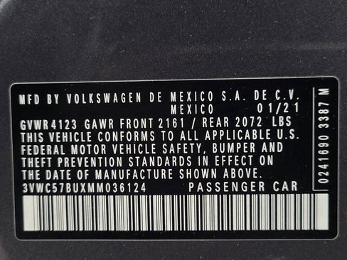 Used 2021 Volkswagen Jetta R-Line FWD image 33