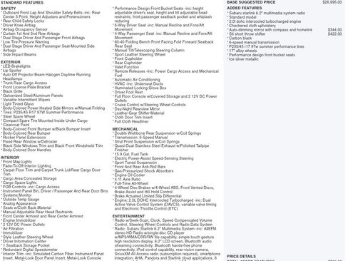 Used 2018 Subaru WRX Base image 2