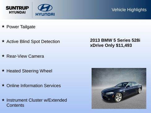 Used 2013 BMW 528i xDrive Sedan image 15