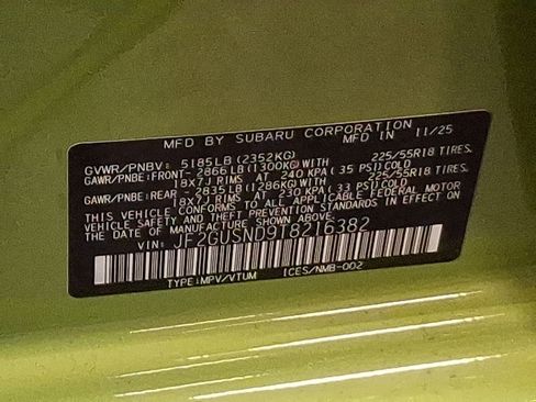 New 2026 Subaru Crosstrek 2.5i Limited image 14