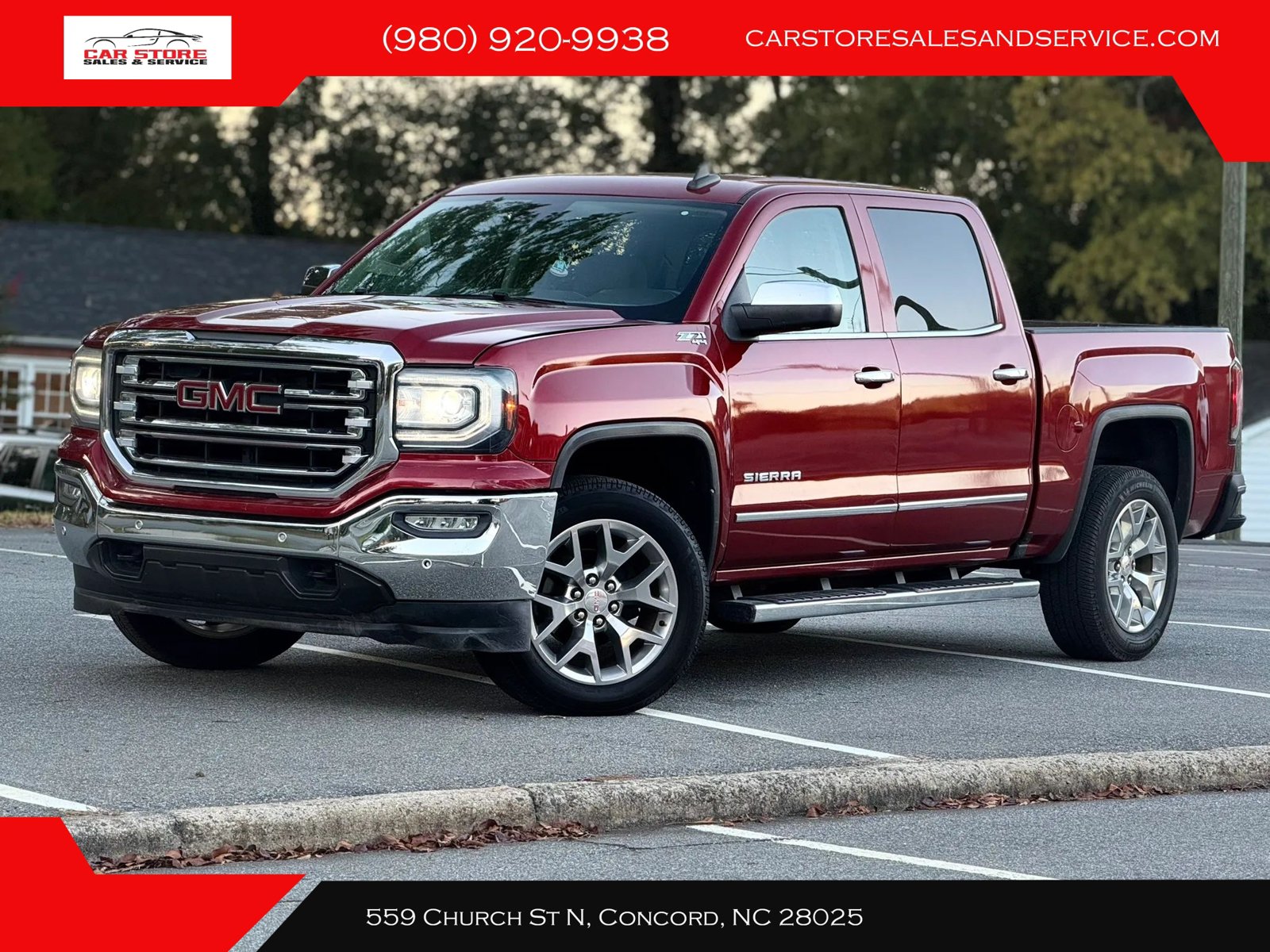 Used 2018 GMC Sierra 1500 SLT w/ SLT Premium Package AWD/4WD image 1