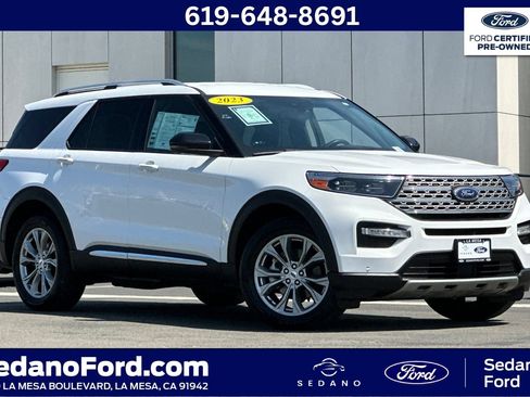 Certified 2023 Ford Explorer Limited w/ Equipment Group 301A AWD/4WD image 1