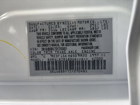 Used 2025 Nissan Sentra S FWD image 23