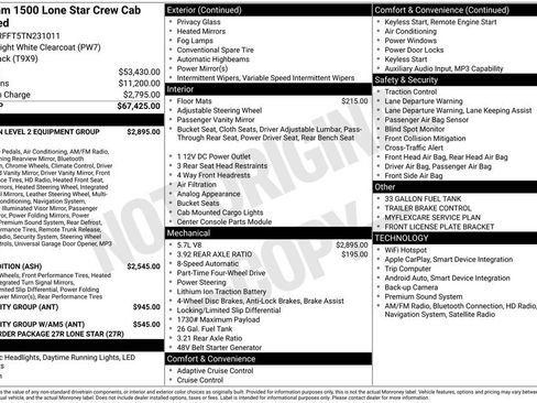 Used 2026 RAM 1500 Lone Star AWD/4WD image 3