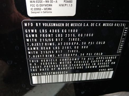 New 2026 Volkswagen Taos S image 28