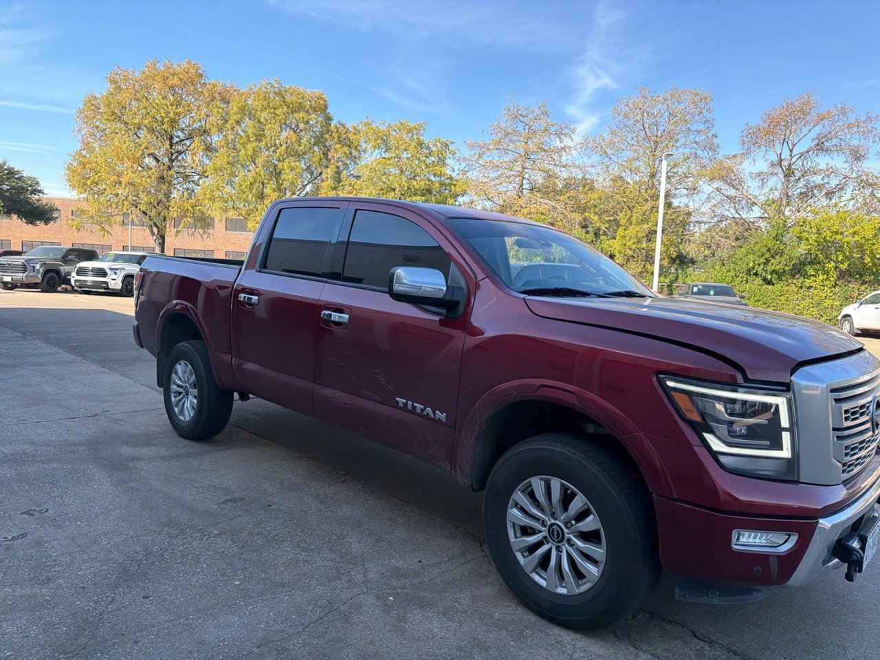 Used 2023 Nissan Titan Platinum Reserve w/ Moonroof Package AWD/4WD image 1