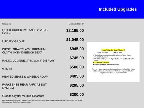 Used 2018 RAM 2500 Big Horn image 12