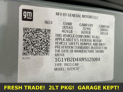 Used 2024 Chevrolet Corvette Stingray w/ Battery Protection Package image 30