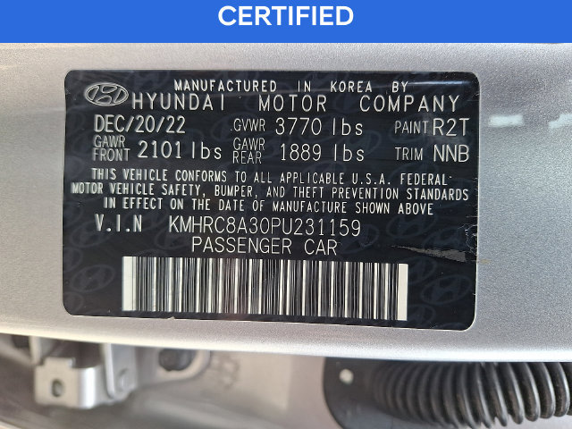 Certified 2023 Hyundai Venue SEL w/ Cargo Package FWD image 29
