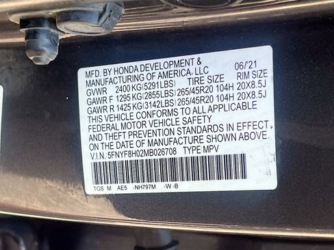 Used 2021 Honda Passport Elite image 34