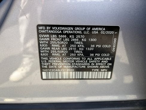 Used 2020 Volkswagen Atlas Cross Sport SE AWD/4WD image 22