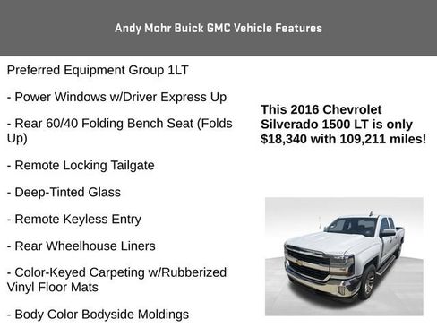 Used 2016 Chevrolet Silverado 1500 LT w/ All Star Edition AWD/4WD image 8