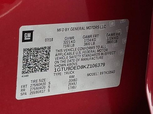 Used 2019 GMC Sierra 1500 SLT w/ SLT Premium Plus Package image 25