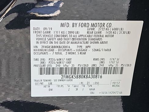 Used 2019 Ford Flex SE image 37