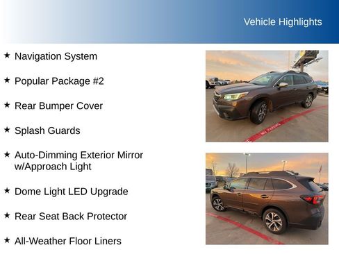 Used 2020 Subaru Outback Touring w/ Popular Package #2 image 5