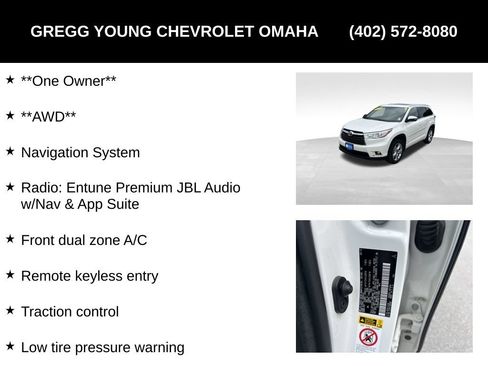 Used 2015 Toyota Highlander Limited AWD/4WD image 7