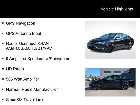 Used 2015 Chrysler 200 C w/ Navigation & Sound Group I image 31