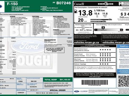 Used 2023 Ford F150 Tremor w/ Equipment Group 402A High AWD/4WD image 9