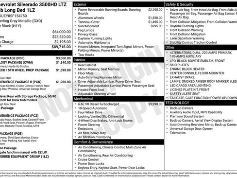 Used 2025 Chevrolet Silverado 3500 LTZ w/ LTZ Plus Package image 2