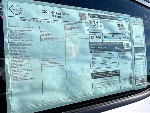 New 2026 Nissan Kicks S image 14