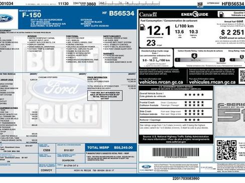 Used 2017 Ford F150 XLT w/ Equipment Group 302A Luxury image 2