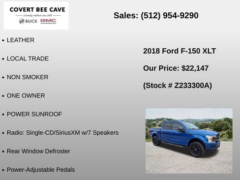 Used 2018 Ford F150 XLT w/ Equipment Group 302A Luxury AWD/4WD image 36
