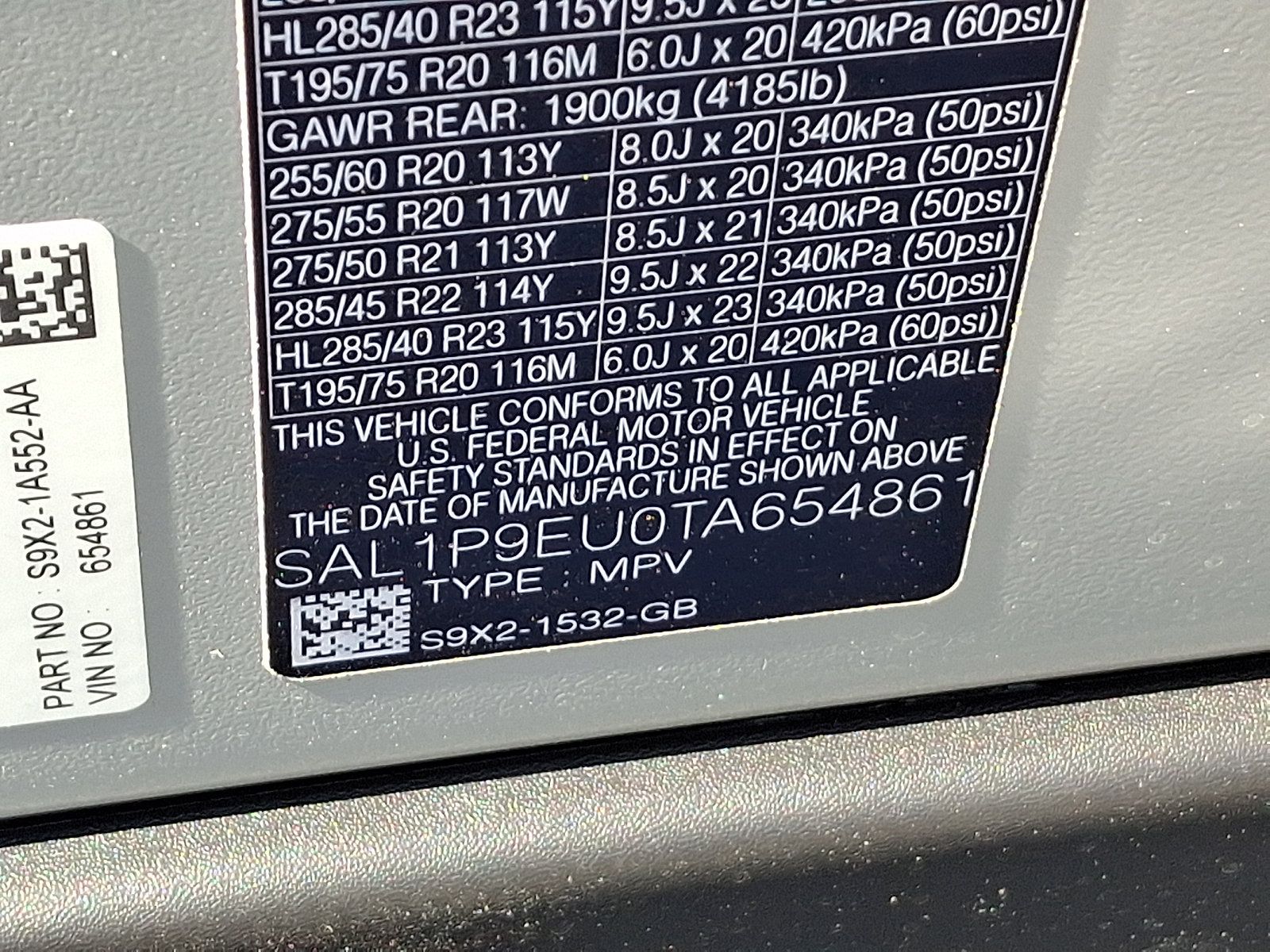 New 2026 Land Rover Range Rover Sport SE AWD/4WD image 19