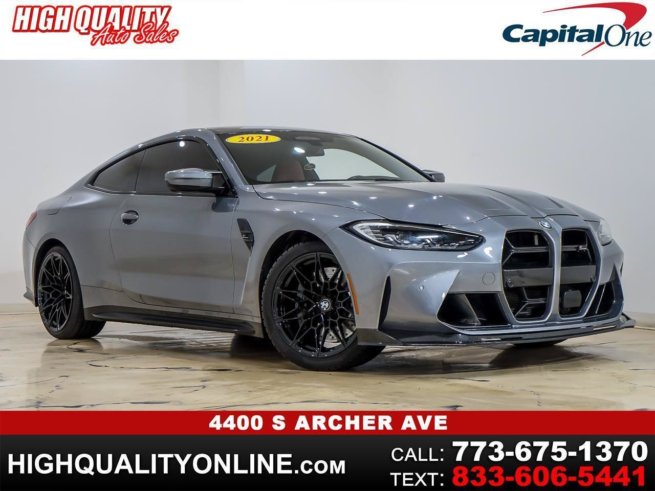Used 2022 BMW M4 Competition w/ Executive Package RWD image 1