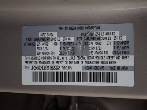 Used 2024 MAZDA CX-90 3.3 Turbo w/ Premium Package AWD/4WD image 51