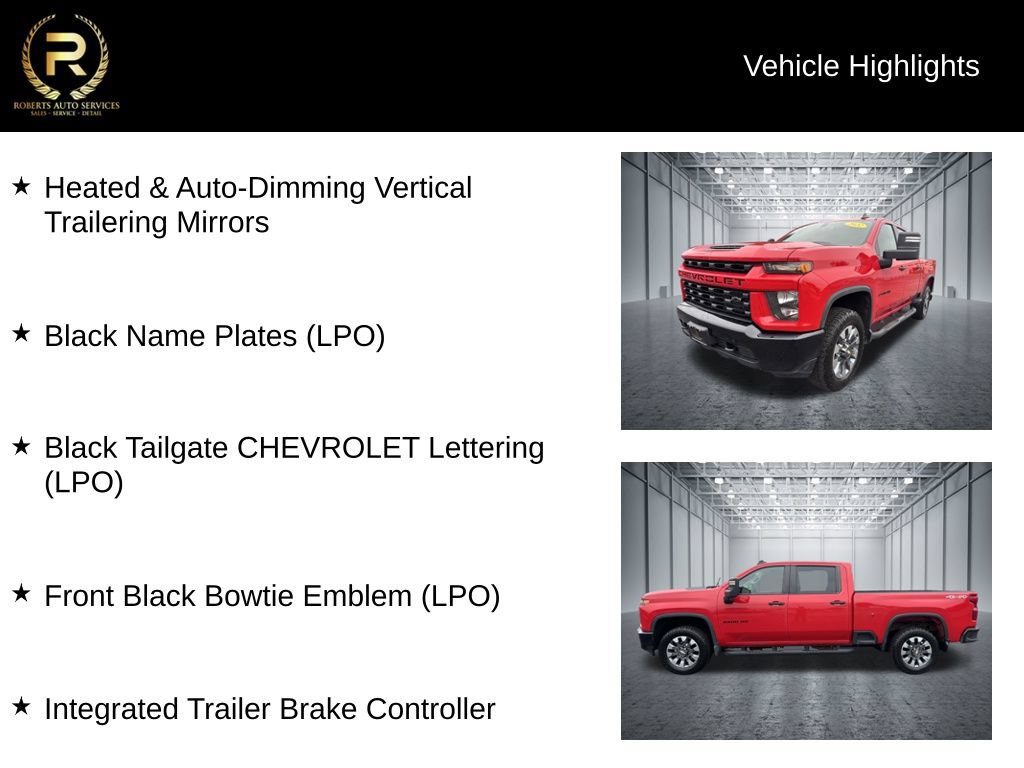 Used 2022 Chevrolet Silverado 2500 Custom w/ Custom Value Package AWD/4WD image 19