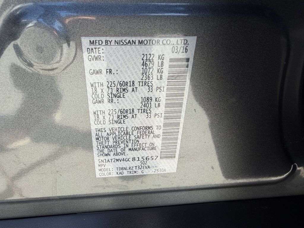 Used 2016 Nissan Rogue AWD image 29