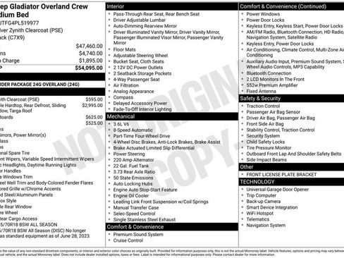 Used 2023 Jeep Gladiator Overland image 57