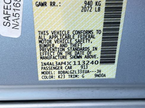 Used 2018 Nissan Altima 2.5 S w/ S Convenience Package image 29