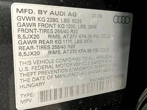New 2026 Audi Q3 quattro 2.0T AWD/4WD image 13