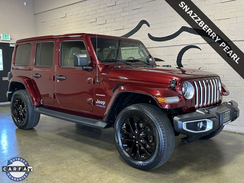 Used 2021 Jeep Wrangler Unlimited Sahara w/ Cold Weather Group image 1
