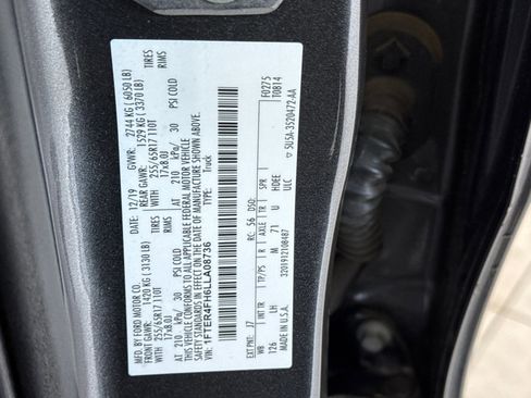 Certified 2020 Ford Ranger XLT w/ Equipment Group 301A Mid image 27