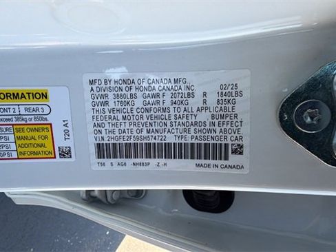 Used 2025 Honda Civic Sport image 32